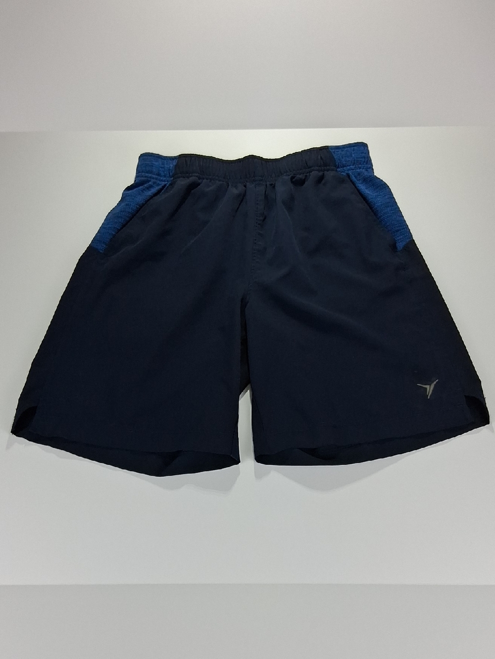 Boys Old Navy Athletic Shorts Size Large (10/12) Navy Blue With Side Pockets